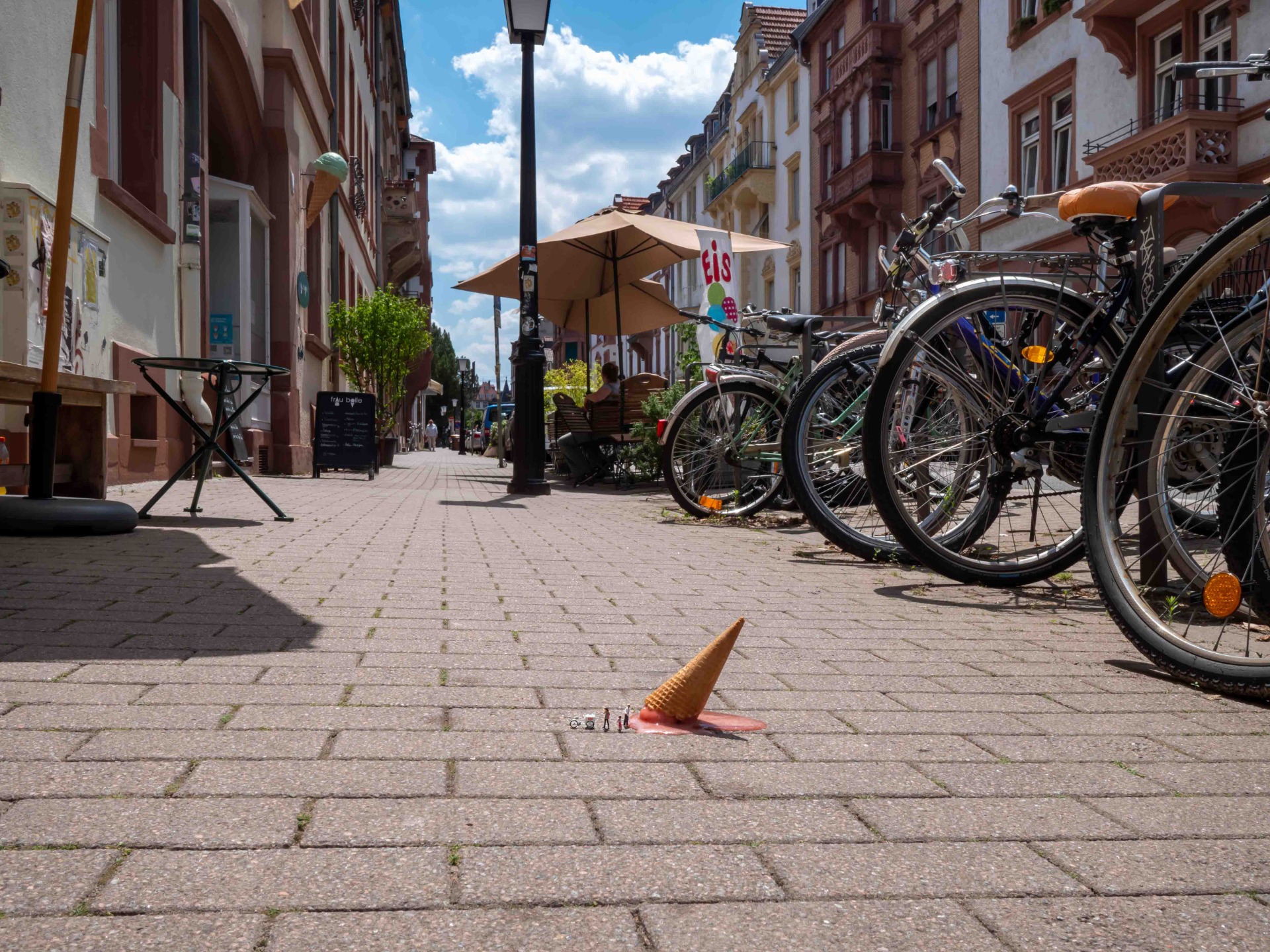 Free Ice Cream (wide shot) - Western City