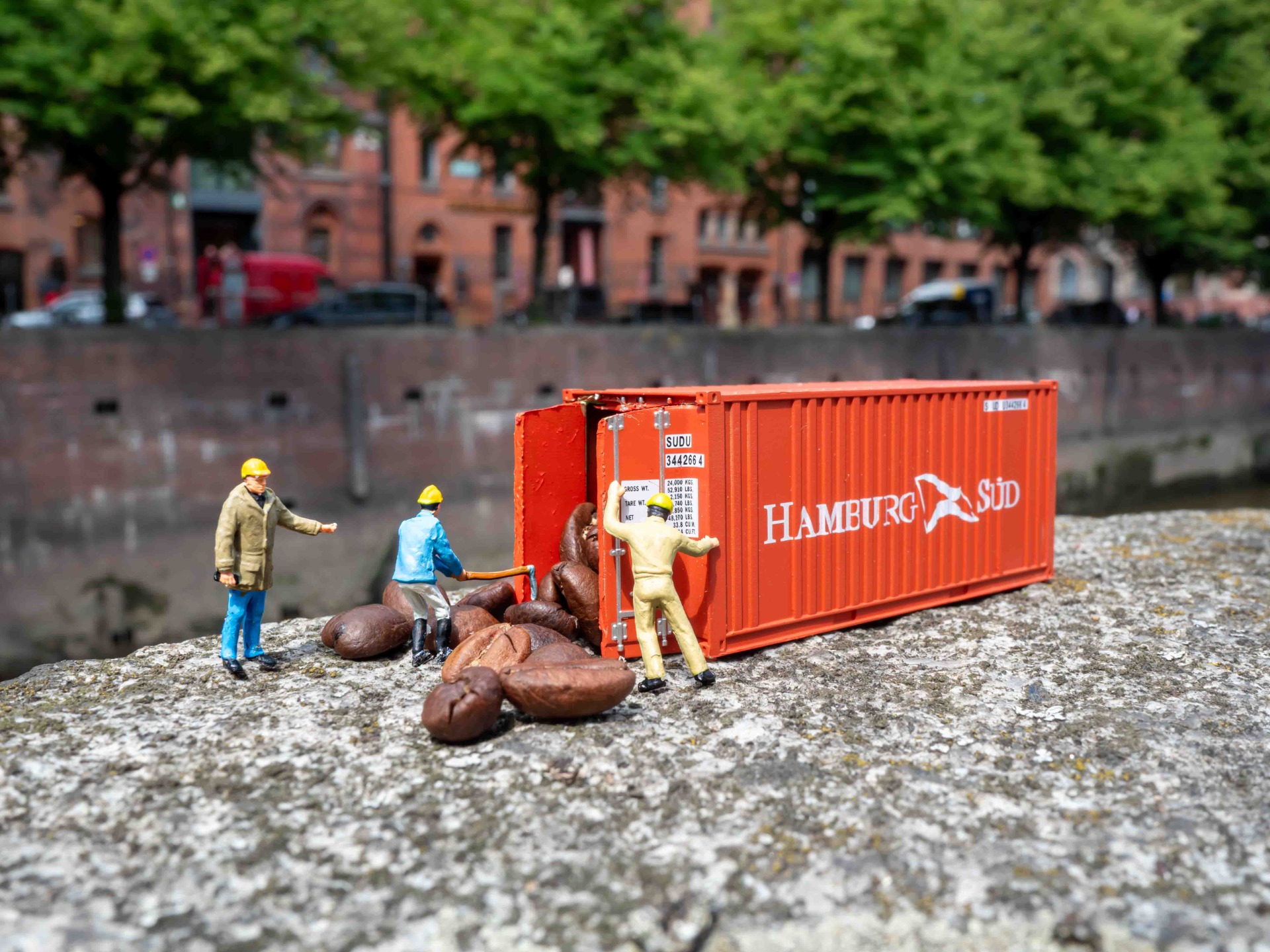 Kaffeelieferung (nah) - Speicherstadt